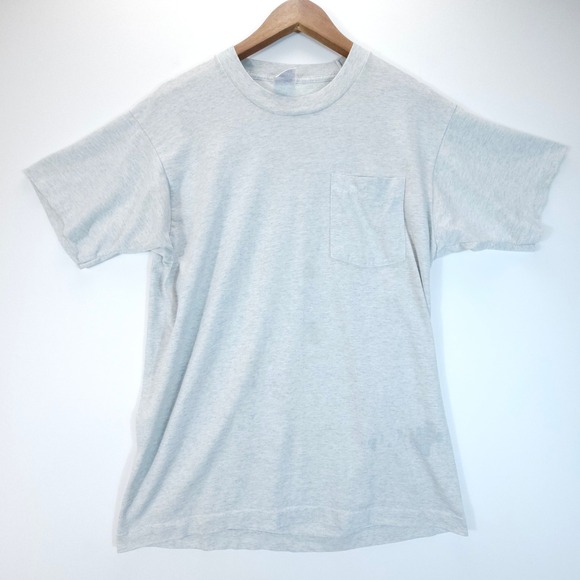 Bvd Other - Vintage BVD T-Shirt Mens Large Grey Pocket Tee Streetwear USA Made